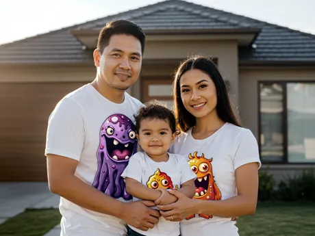 Eğlenceli aile kıyafet kuralı.