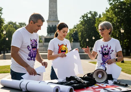 Miting ve sivil eylem ekipleri